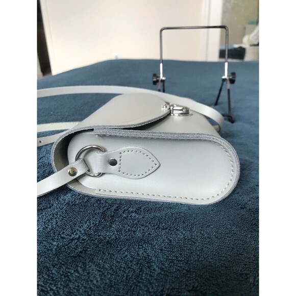 cambridge satchel company england the pushlock crossbody bag in French gray - Picture 4 of 11